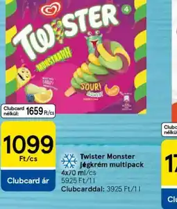 Tesco Twister Monster Jégkrém multipack ajánlat