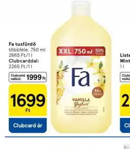 Tesco Fa tusfürdő ajánlat