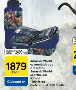 Tesco Jurassic World uzsonnásdoboz ajánlat