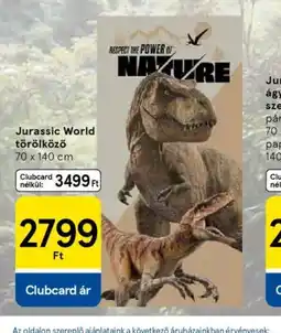 Tesco Jurassic World törölköző ajánlat