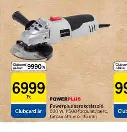 Tesco Powerplus sarokcsiszol ajánlat