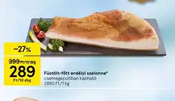 Tesco Füstölt-főtt erdélyi szalonna ajánlat