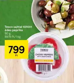 Tesco Tesco sajttal töltött édes paprika ajánlat