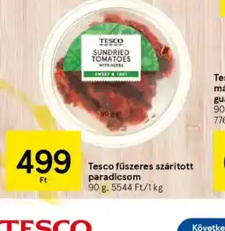 Tesco Tesco fűszeres szárított paradicsom ajánlat