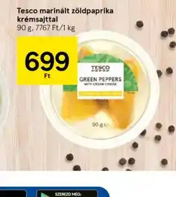 Tesco Tesco marinált zöldpaprika ajánlat