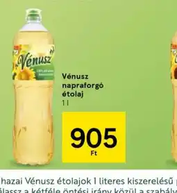Tesco Vénusz napraforg étolaj ajánlat