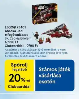 Tesco LEGO 75401 Ahsoka Jedi elfogóvadászat ajánlat