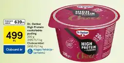 Tesco Dr. Oetker High Protein csokoládés puding ajánlat