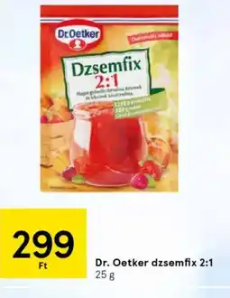 Tesco Dr. Oetker dzsemfix 2:1 ajánlat