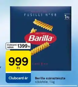 Tesco Barilla száraztészta ajánlat