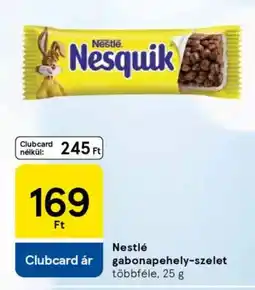 Tesco Nestlé gabonapehely-szelet ajánlat