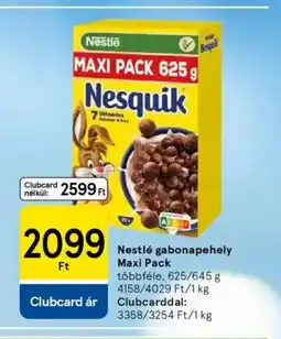 Tesco Nestlé gabonapehely Maxi Pack ajánlat