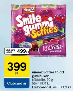 Tesco nimm2 Softies tölött gumicukor ajánlat