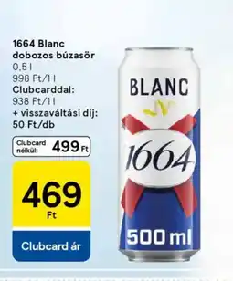 Tesco 1664 Blanc dobozos búzasör ajánlat