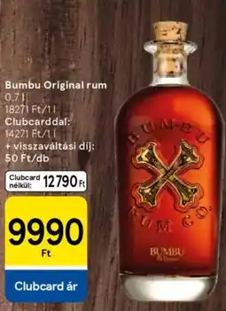 Tesco Bumbu Original rum ajánlat