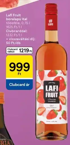 Tesco Lafi Fruit boralapú ital ajánlat