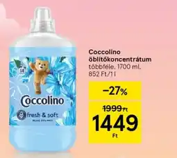 Tesco Coccolino öblítőkoncentrátum ajánlat