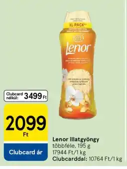 Tesco Lenor illatgyöngy ajánlat