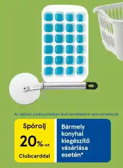 Tesco Bármely konyhai kiegészítő vásárlása esetén ajánlat