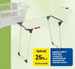 Tesco összértékű ruhaszárító ajánlat