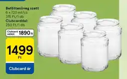 Tesco Befőttesüveg szett ajánlat