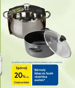 Tesco Bármely lábas és fazék vásárlása esetén ajánlat