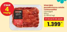 Spar SPAR BBQ paradicsomos salsás csirkemellfilé ajánlat