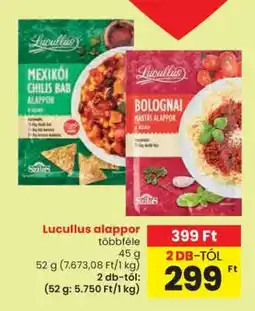Spar Lucullus alappor ajánlat