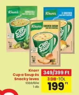 Spar Knorr Cup a Soup és Snacky leves ajánlat