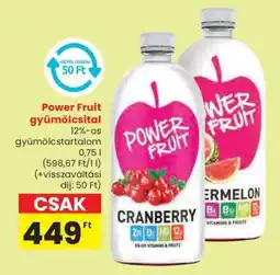 Spar Power Fruit gyümölcsital ajánlat