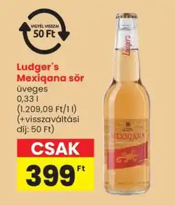Spar Ludger’s Mexiqana sör ajánlat