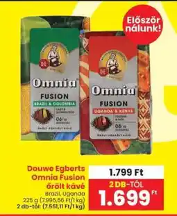 Spar Douwe Egberts Omnia Fusion őrölt kávé ajánlat