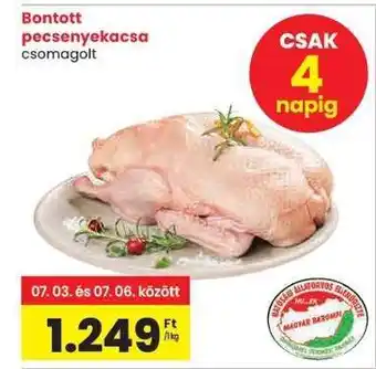 Spar Bontott pecsenyekacsa ajánlat