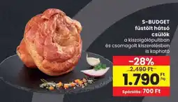 Spar S-BUDGET füstölt hátsó csülök ajánlat
