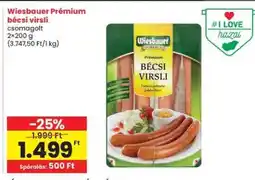 Spar Wiesbauer Prémium bécsi virsli ajánlat