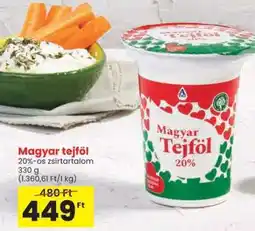 Spar Magyar tejföl ajánlat