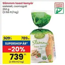 Spar Slimmm toast kenyér ajánlat