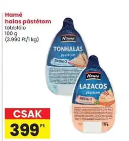 Spar Hamé halas pástétom ajánlat