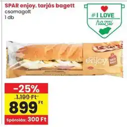 Spar SPAR enjoy. tarjás bagett ajánlat