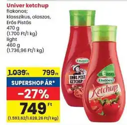 Spar UNIVER Ketchup ajánlat