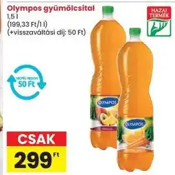 Spar OLYMPOS GYÜMÖLCSITAL ajánlat
