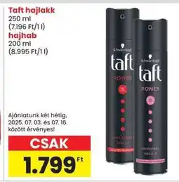 Spar Taft hajlakk/hajhab ajánlat