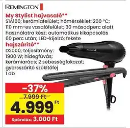 Spar Remington My Stylist hajvasaló és hajszárító ajánlat