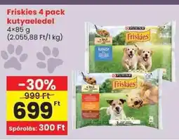 Spar Friskies 4 pack kutyaeledel ajánlat