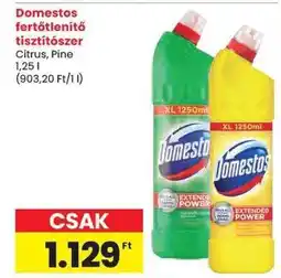 Spar Domestos fertőtlenítő tisztítószer ajánlat