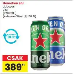 Spar Heineken sör ajánlat