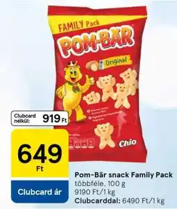 Tesco Pom-Bär snack Family Pack ajánlat