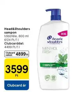 Tesco HEAD & SHOULDERS Sampon ajánlat