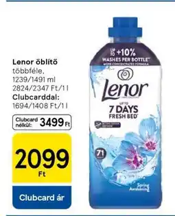 Tesco LENOR Öblítő ajánlat