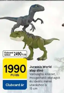Tesco Jurassic World alap dínó ajánlat